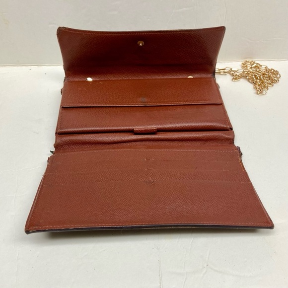 Louis Vuitton Brown Mono Long Wallet Crossbody (TH0011) - Picture 12 of 15